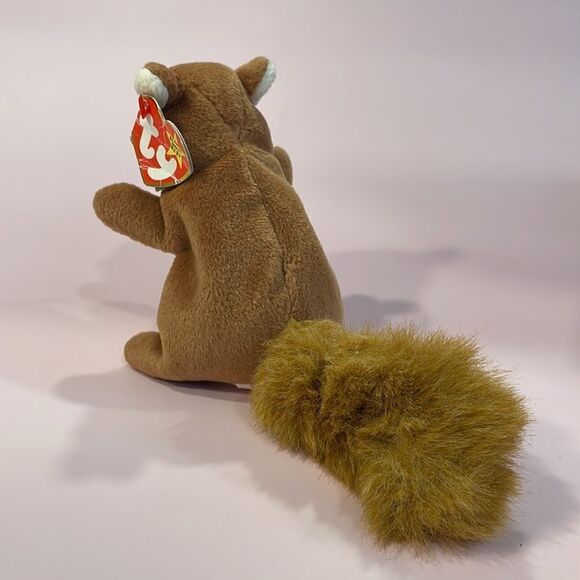 1996 Original Ty Beanie Baby Nuts the Squirrel Excellent Used Condition 6” tall - Picture 5 of 9